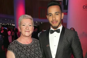 Lewis Hamilton and Carmen Larbalestier Pictures