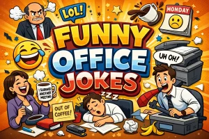 100 Funny Office Jokes That Make Workdays Feel Way Shorter