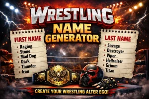 What’s Your Wrestling Name?