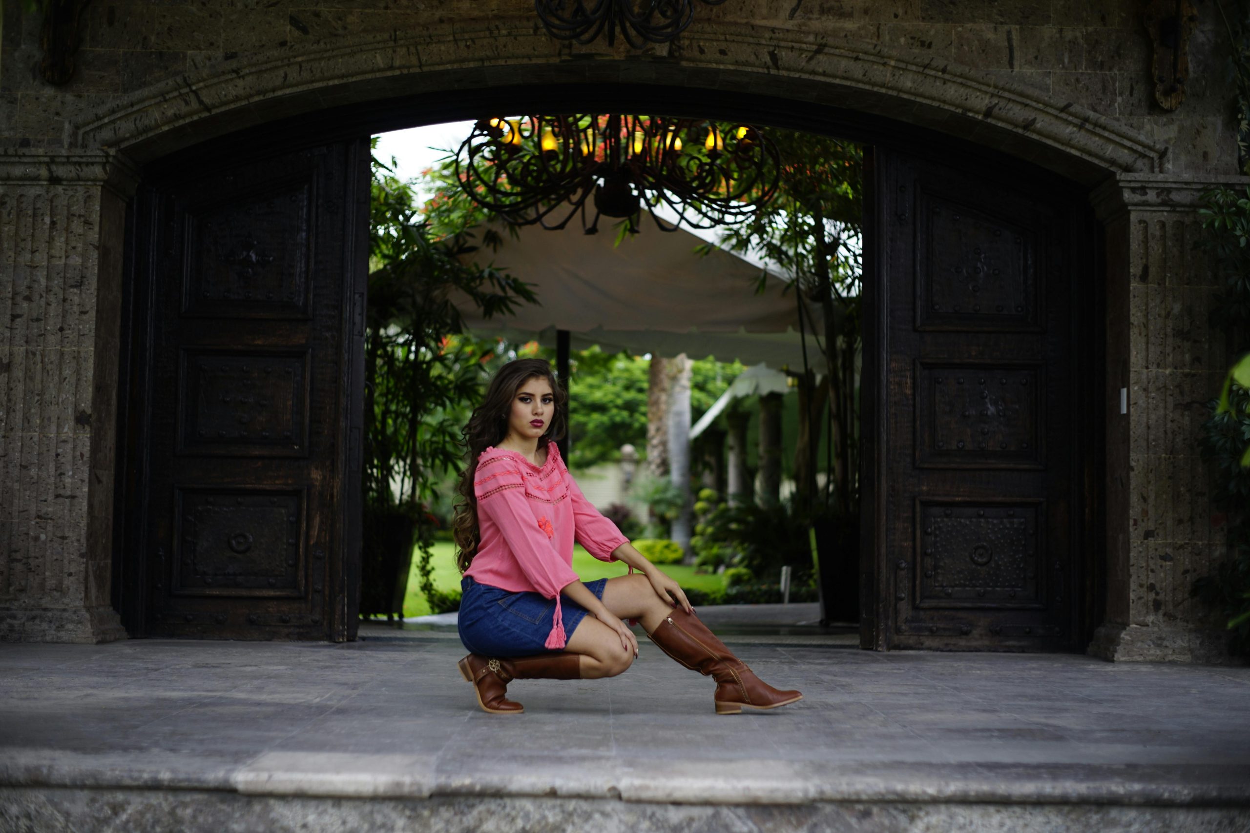 Pink And Brown Outfit