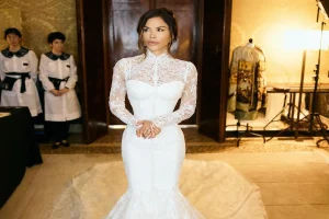 Lauren Sanchez Wedding Dress Style and Details
