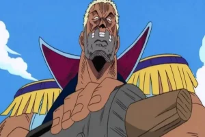 Long Chin Cartoon Character with Big Laughs Today