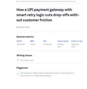 How a UPI payment gateway with smart retry logic cuts drop-offs without customer friction