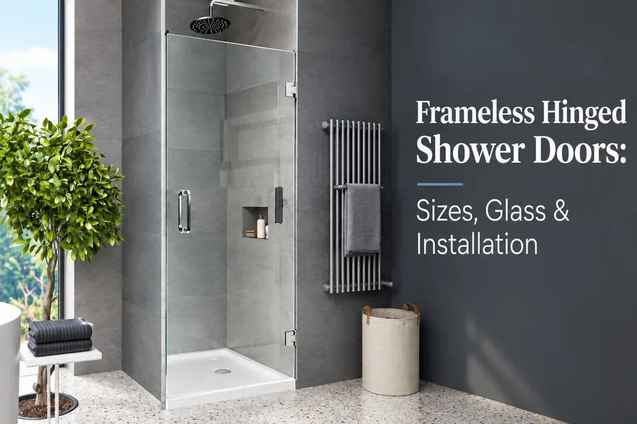 Frameless Hinged Shower Doors: Sizes, Glass & Installation