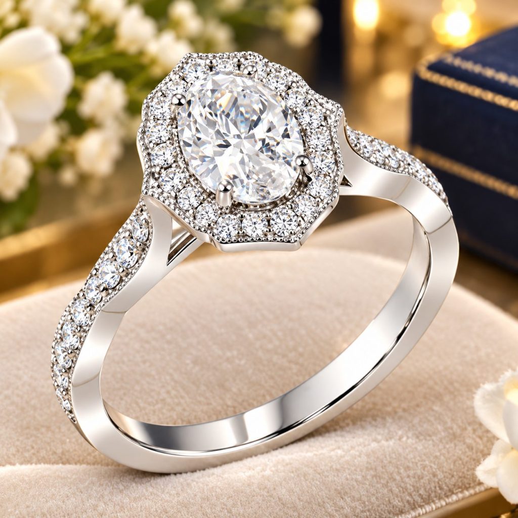 A Custom Lab-Grown Diamond Engagement Ring: Combining Modern Elegance with Personal Design