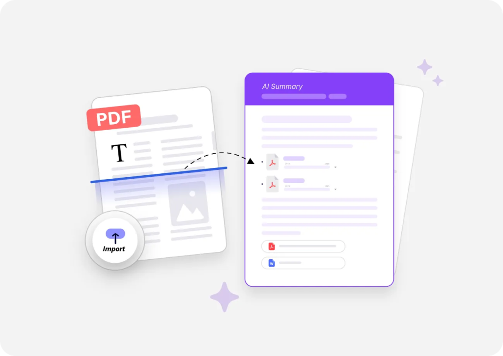From a Quick PDF Summary to a Multi-Document Review with iBoomto